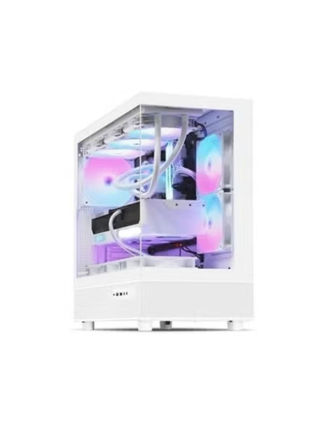 حاسوب ألعاب سائل ARCTIC: AMD Ryzen 5 | RTX 5060TI 8GB | 16GB RAM | 1TB NVME/SATA SSD | Windows 11 | جاهز للإنترنت WIFI 6 - Image 1